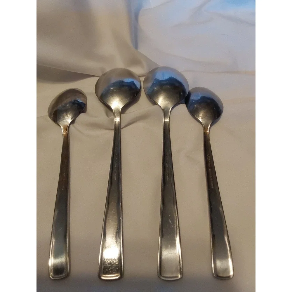 Stanley Roberts‎ Cheer Stainless Lot of 2 Teaspoons & 2 Tablespoons-Discontinued
